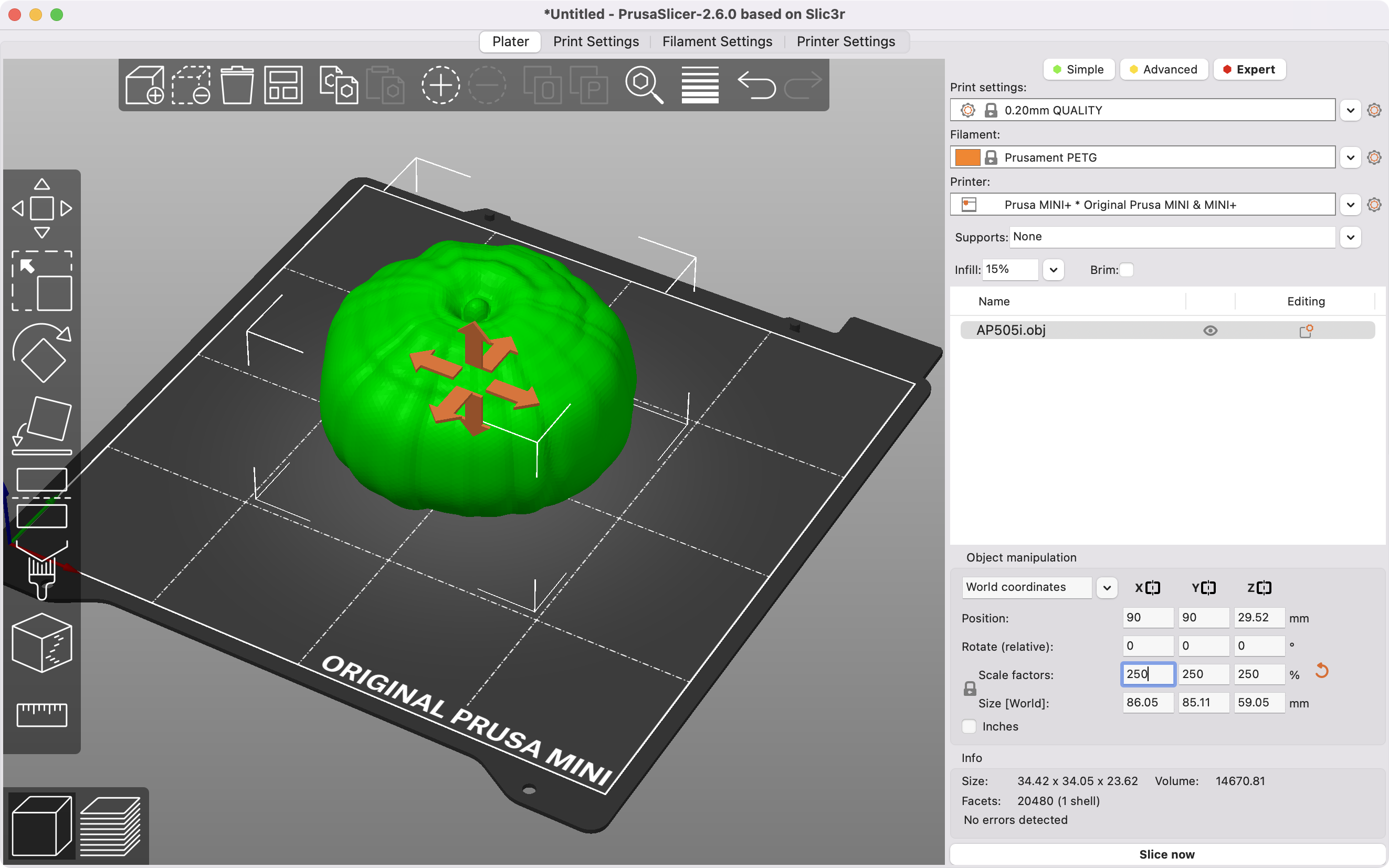 3D Printing Wi-Fi Antenna Patterns using Hamina Network Planner